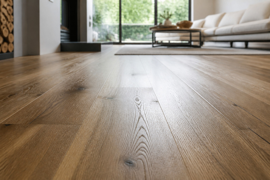Finished flooring in a Melbourne home