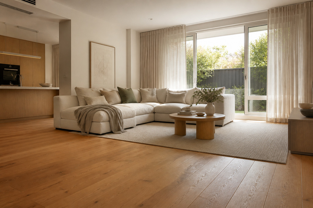 Flooring installation in a Melbourne home